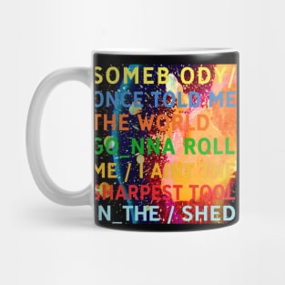 Smash Mouth / In Rainbows Mashup Design Mug